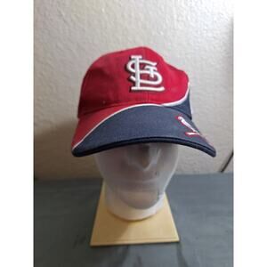 Saint Louis Cardinals Baseball Hat Red/Blue Cardinals Logo One Size Fits